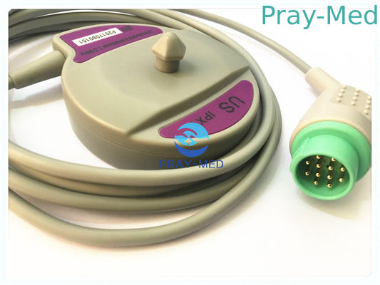 কেনা 12Pin Fetal Monitor Transducer Fit GE Corometrics 5600 AAX 5700HA মডিউল অনলাইনে উৎপাদন