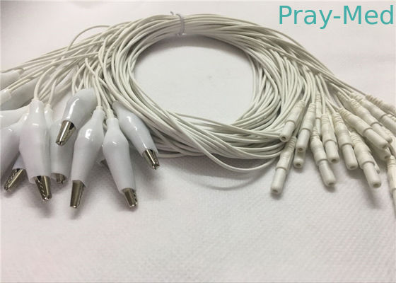 Din 2.0 স্টাফ Eeg কাপ ইলেক্ট্রোড কেবল, 1.2m আলিঙ্গন EEG কেবল বিক্রয় করে