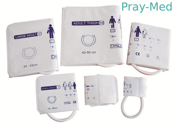 Neonate 4 ডিসপোজেবল অ আক্রমণকারী রক্তচাপ কড়া 15cm টিউব ফাইলের আকার