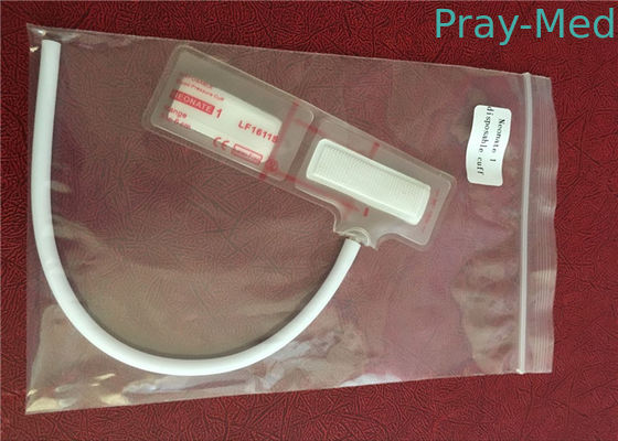 Neonate Pu উপাদান জন্য স্বচ্ছ অ আক্রমণকারী রক্তচাপ কড়া