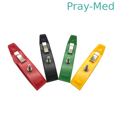 9 এমএম লিম্ব ক্ল্যাম্প রেসিলেবল ইসিজি ইলেক্ট্রোড ইসিজি / ইকজি মেশিন 0.4 এলবি ওজন