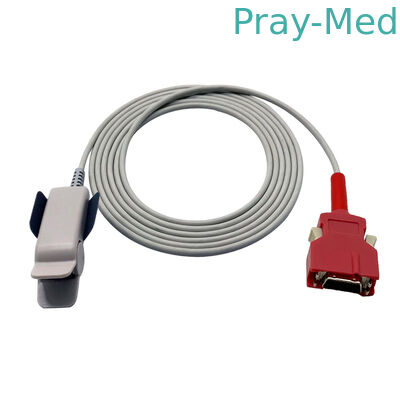 20 পিন প্রাপ্তবয়স্ক পুনরায় ব্যবহারযোগ্য Spo2 সেন্সর জন্য Radical 7 / 8 রেইনবো মেশিন