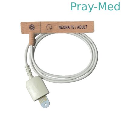 Lnop 6 পিন এককালীন Spo2 সেন্সর TPU ক্যাবল 0.9 মিটার দৈর্ঘ্য