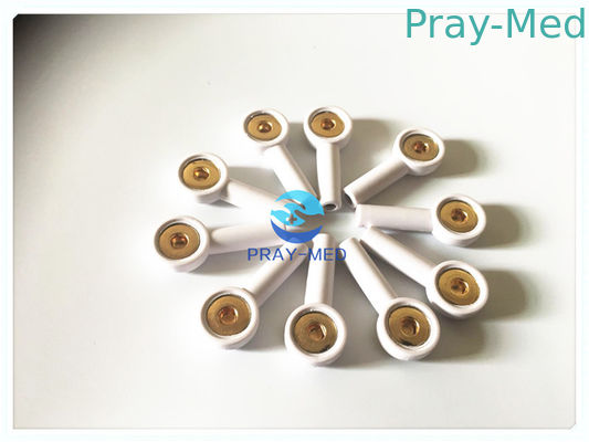 ইসিজি ইলেক্ট্রোড স্ন্যাপ সংযোজক, 10pcs / সেট সঙ্গে কলা প্লাগ অ্যাডাপ্টারের জন্য স্ন্যাপ করুন