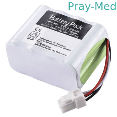 2100 এমএএইচ 9.6v নিহোন কোহডেন ব্যাটারি হোয়াইট এন কেবি -302 এক্স064 ওপিভি -1500 ওপিভি -1500 কে