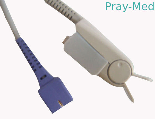 OXI 9Pin অ্যাডাল্ট ফিঙ্গার ক্লিপ 0.9m N595 N600 সহ পুনরায় ব্যবহারযোগ্য Spo2 সেন্সর