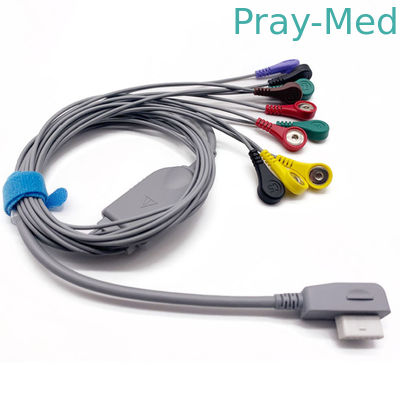 10 লিড 13pin ইসিজি লিড কেবল CT 083S CT 086S এর সাথে সামঞ্জস্যপূর্ণ