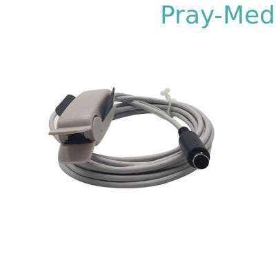 বায়োসিস অ্যাডাল্ট ফিঙ্গার ক্লিপ SpO2 সেন্সর BPM-300 TPU 3m/10 ft রাউন্ড 6-পিন বায়োসিস কানেক্টর