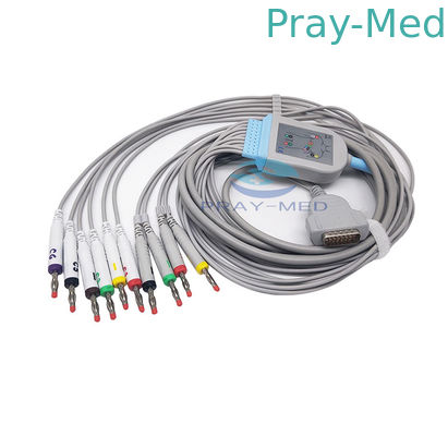 GE Marquette EKG ক্যাবল 10lead With Banana 4.0 2029893 001 TPU সহ
