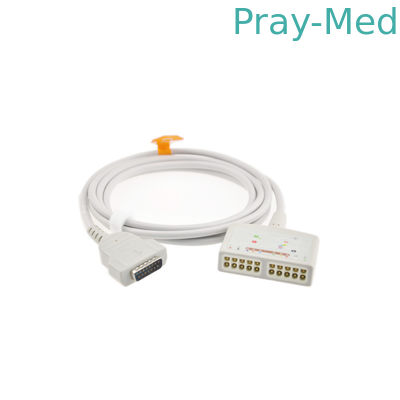 GE Marquette ম্যাক ক্যাবল ট্রোনকো EKG GE, 10lead, 2.4m with 10 Lead Wires MAC500 / 1100 Model