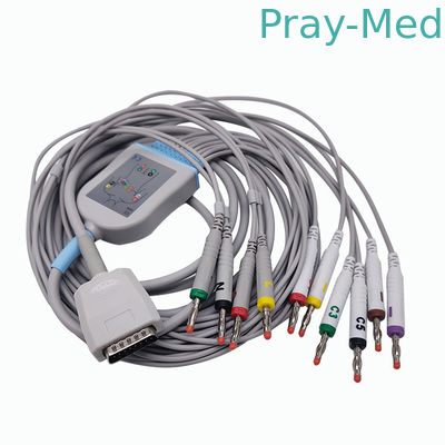 Mortara Burdick Eclipse EKG কেবল সামঞ্জস্যপূর্ণ 007704 012-0844-00 012-0844-01 3.6 মি দৈর্ঘ্য