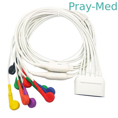 HP ST80i 989803180141 10 Lead Ekg Lead Wire TPU 18 পিন 1.1m